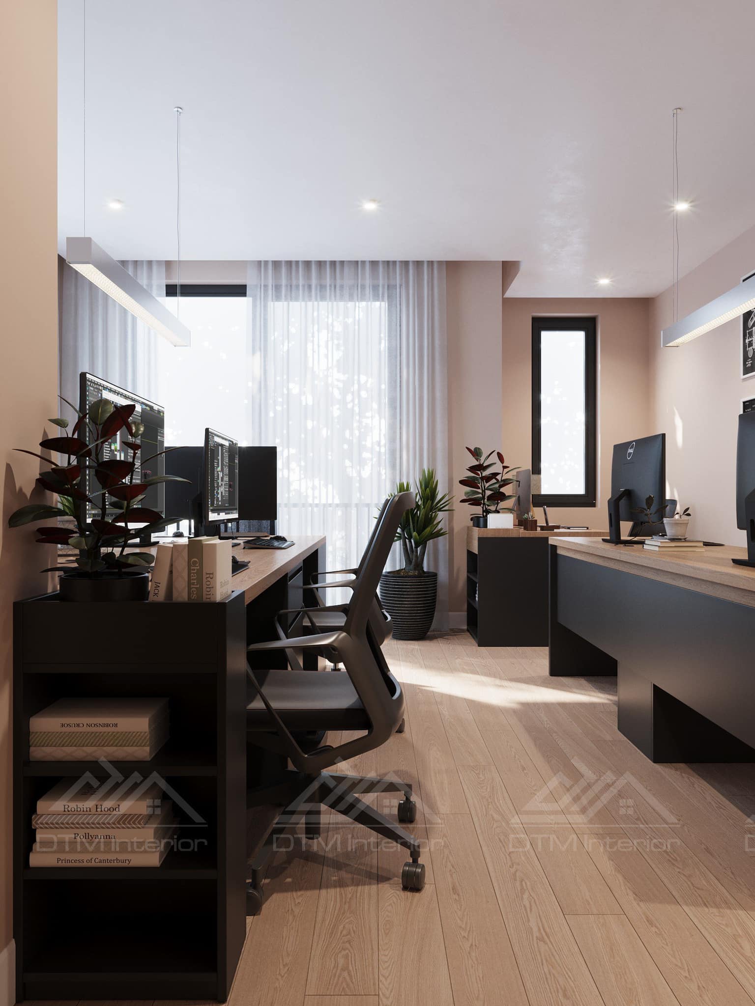Thiết Kế Nội Thất Văn Phòng Công Ty DTM 20m2